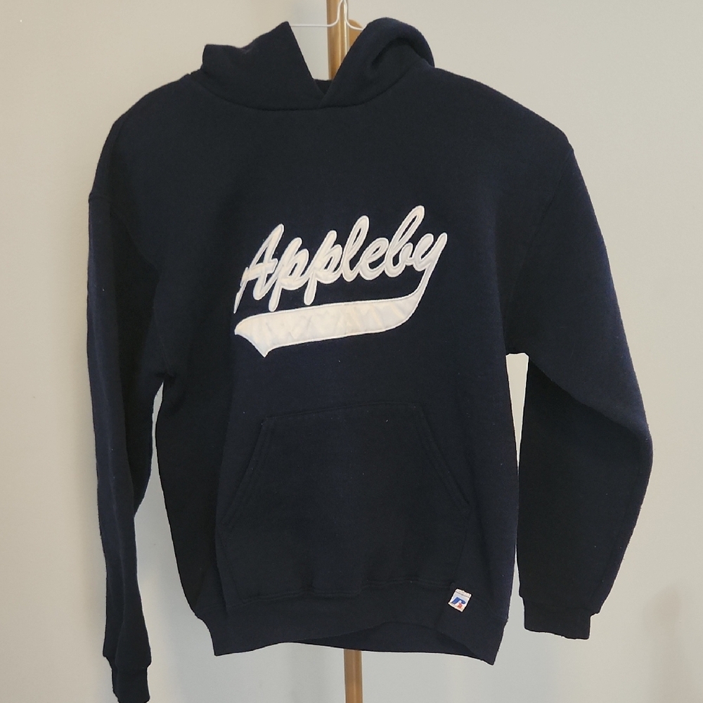 🎅10/10🎅Appleby Youth Dark Blue Hoodie Sweater